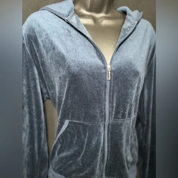 Juicy couture navy blue zip up - Picture 2 of 6